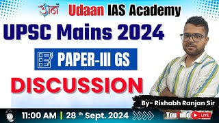 UPSC Mains | PAPER III GS - DISCUSSION