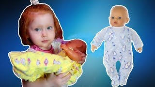 Вика как мама для Беби Бона и для кукол Like mom to Baby Bon Самая маленькая мама