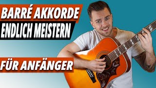 BARRÉ AKKORDE endlich verstehen & spielen können - 6 Tipps & Übungen für Barré Akkorde