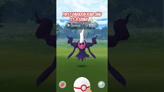 Shiny Darkrai #pokemongo #shorts #shinypokemon #pokemongoraid