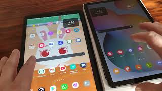 Samsung Galaxy TAB S6 lite 2020 - rozpakowanie vs używany Samsung Galaxy TAB A 2018