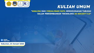 Analisa dan visualisasi Data menggunakan Tableau dalam perkembangan Teknologi di Society 5.0