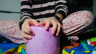 ASMR -  fast chaotic fun squishing / scraping ( you will enjoy )