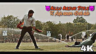 Dark Side × Aja Sanam / Allu Arjun edits / edit by Jhakaas edits / #trending