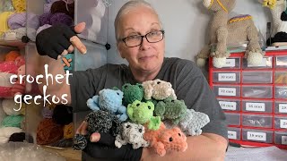 Crochet Amigurumi Geckos With Me! Crochet Plushie Market Makes