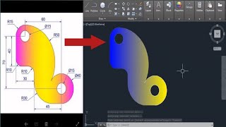 2D autocad practice. autocad excercise 3