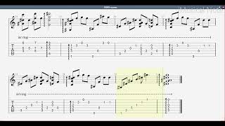 Guitar TAB -  Matt Redman : 10,000 Reasons (Bless the Lord) arr. hofei | Tutorial Sheet Lesson #iMn