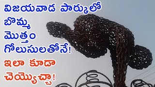 Beautiful sculptures in Ramavarappadu