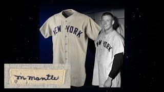 1952 & 1953 Mickey Mantle Game Worn New York Yankees World Series Jersey