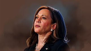 Kamala Harris digital painting tutorial photoshop | Artisa 23