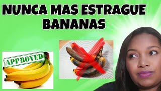 NÃO PERCA MAS //COMO FAZER AS BANANAS 🍌 DURAREM MAS?