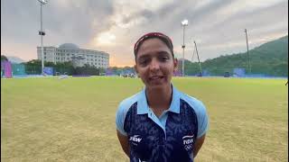 After Winning the Gold Medal Captain Harmanpreet Kaur | Asian Game 2023 2nd Gold for India |