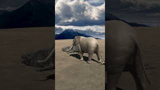 Unleashing the Beast Elephant vs Purussaurus Againe