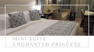 Enchanted Princess Mini-Suite - Room Tour of cabins M222 and M226 - Princess Cruises