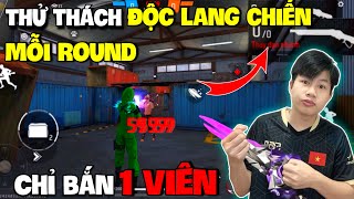 Free Fire | Thử Thách "Độc lang Chiến" Mỗi ROUND CHỈ BẮN 1 VIÊN, Quang Con Có Làm Được ?