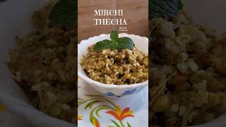 Maharastriyan mirchi thecha recipe 🤤 #mirchithecha #shorts