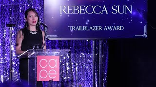 Rebecca Sun  [Trailblazer Award]  | 2023 CAPE Radiance Gala