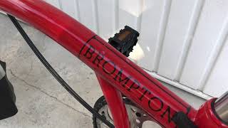 Brompton M5L 5 speed Folding Bike In Red - Review