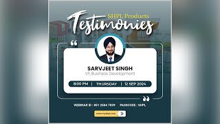 SHPL PRODUCTS TESTIMONIES