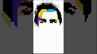 Lionel Messi em pixel art #Shorts #melhorjogadordomundo #messi