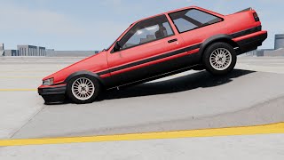 BeamNG Drive - Toyota AE86 Sprinter Levin Suspension Testing