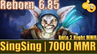 Dota 2 reborn 6 85 SingSing 7000 MMR meepo Ranked Match Gameplay!