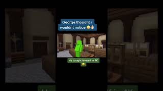 George caught in 4k! #dreamsmp #dream #georgenotfound #tommyinnit #tubbo #sapnap