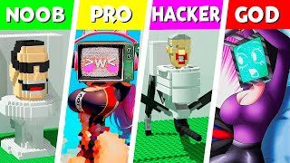 LEGO ALL Characters in Skibidi Toilet: Noob, Pro, HACKER! | Skibidi Toilet (Collection #431)