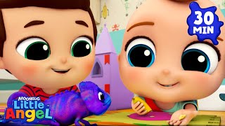 New Little Pet 🦎 | Little Angel 😇 | Kids Learn! | Nursery Rhymes | Sing Along