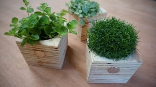 DIY magnetische plantenbakjes van underlayment | Magnetenkopen.nl