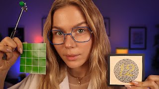 ASMR Focus, Coordination & Color Blind Vision Test RP ~ Medical RP