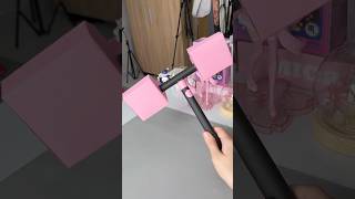 Làm lightstick BLACKPINK bằng giấy để đón idol 😱| Bò Cutie #papercraft #diy #shorts