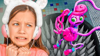 Учу Папу играть в POPPY PLAY TIME * Мама Длинные Ноги * Продолжение Часть 2 / Вики Шоу Плей