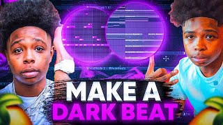 How To MAKE DARK Beats For Anti Da Menace | FL Studio Tutorial