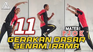 11 Gerakan Dasar Senam Irama | Materi PJOK