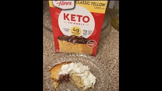 Homemade Strawberry filled Keto Cup Cakes | What I ate Today #keto #lowcarb #cake #valentinesday