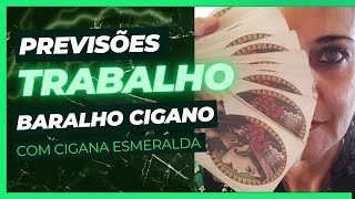 🔮TRABALHO ESCOLHA O BARALHO E RECEBA A MENSAGEM #baralhocigano #esmeralda #leituradetarot #previsão