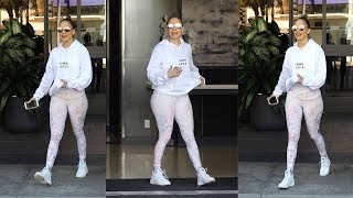 Jennifer Lopez - Leaving an office building in Beverly Hills