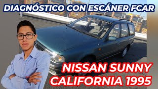 NISSAN SUNNY CALIFORNIA 1995 - DIAGNÓSTICO CON ESCÁNER AUTOMOTRIZ FCAR