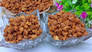 PALING LAKU DIMEJA TAMU, KUE LEBARAN INI BUATNYA MUDAH RASANYA ENAK BANGET KACANG KRIWIL PEDAS MANIS