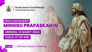 PERAYAAN EKARISTI MINGGU PRAPASKAH IV - Minggu, 10 Maret 2024