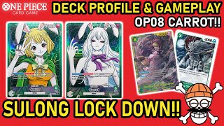 [OP08] OVERWHELMING LOCK DOWN Sulong Carrot | OPTCG Deck Profile & Gameplay