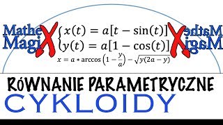 Ułatw Sobie Życie PRZED Całkowaniem - Równanie Parametryczne Cykloidy | MatheMagiX#27