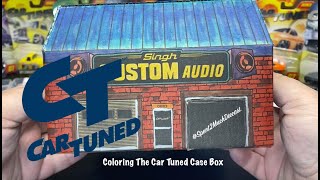 Customizing / Coloring (Painting) The Car Tuned Case Shipping Box Diecast Unboxing Series 1 MGA