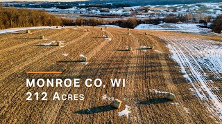 Desirable 212 Acre Farm For Sale | Monroe Co, WI