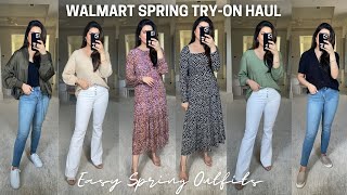 WALMART SPRING TRY-ON HAUL 2021 | AFFORDABLE SPRING FINDS | WALMART WOMENS FASHION | MODEST OUTFITS