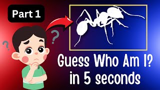 🐝 Ultimate Insect Guessing Challenge! Can You Identify These Tiny Wonders| #TopKidsLearning 🦋 Part 1