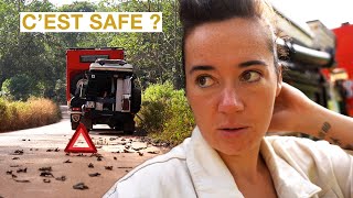 58 | Obligés de dormir sur la route en Guinée Conakry 😱 On voyage avec @justinetbee 🚒