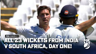 23 WICKETS IN ONE DAY! Chaotic scenes in India v South Africa 2nd Test | Fox Cricket