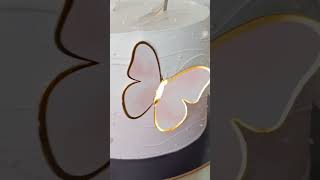 Trending cake decoration /Butterfly decoration on cake / Birthday cake decoration